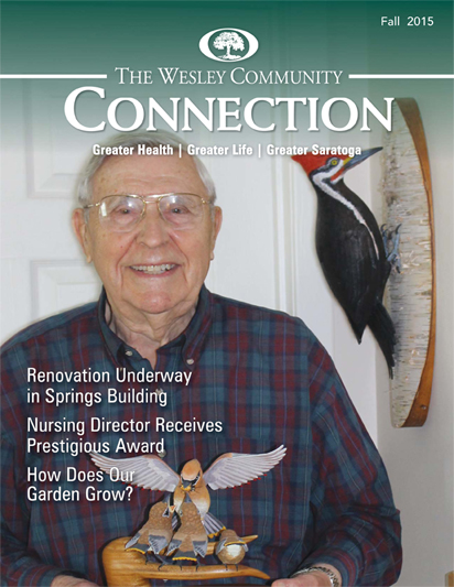 The Wesley Community Connections magazine cover - Fall 2015
