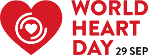 World Heart Day Logo - a red heart.