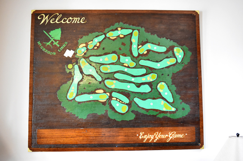 gold course map