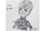I am groot drawing