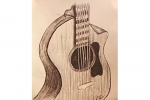 guitar drawing