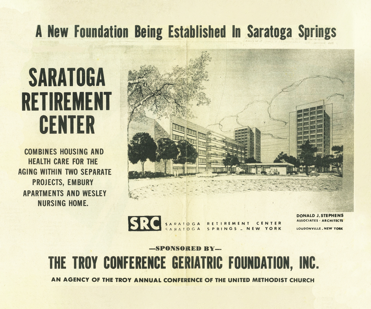 1971-02-23-Saratoga Retirement Center Advertisement