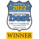 Winner of the best of 2022 Gazette Best