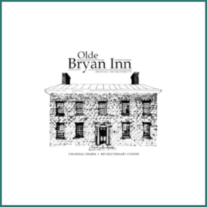 Old Bryan Inn logo with teal with border