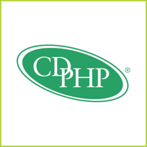 CDPHP logo with green border