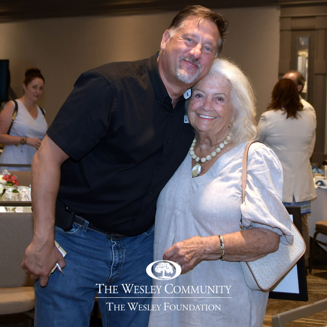 Sonny Bonacio and Marcia MacDonald at The Wesley Community Luncheon