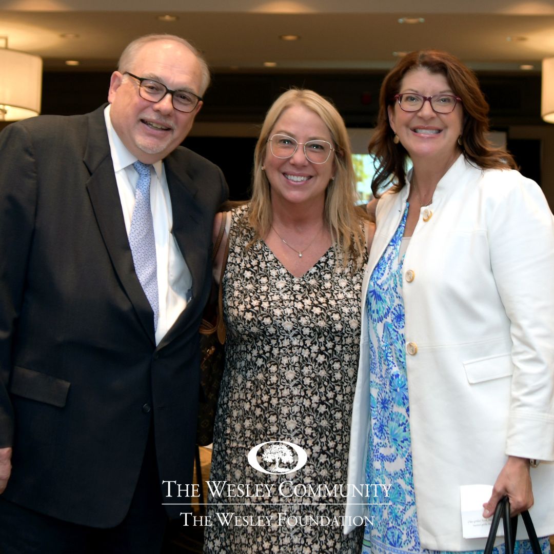 Brian Nealon, Susan Halstead and Shelly Amato at The Wesley Community Luncheon