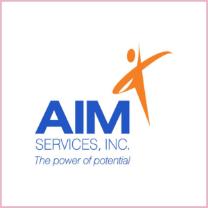 AIM Services logo with border