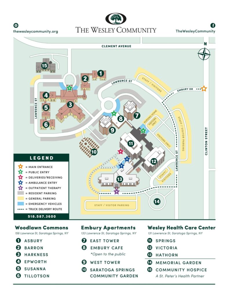 Campus Map Illustrated